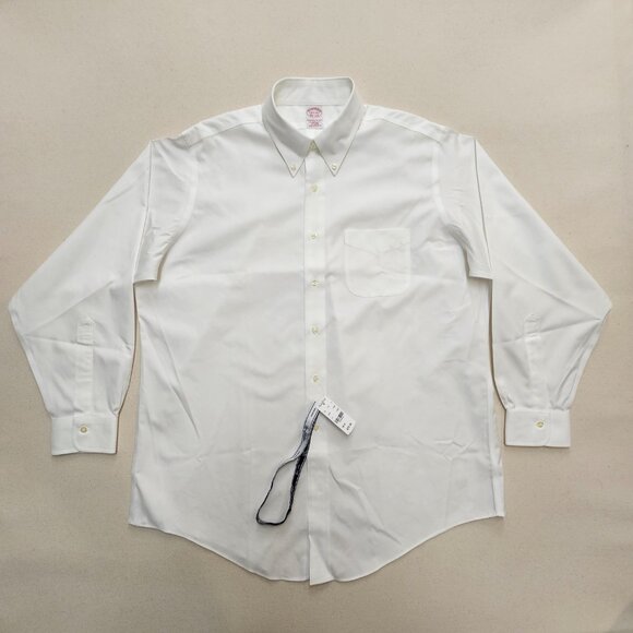 NWT Brooks Brothers Traditional Fit Non-Iron Button Down 16.5  34 - Picture 2 of 5